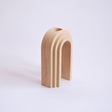 Marble finish vase / propagator Scala - apricot - Concrete - Design : Extra&ordinary Design 3
