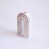 Marble finish vase / propagator Scala - white marble 5