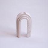 Marble finish vase / propagator Scala - white marble - Concrete - Design : Extra&ordinary Design 2