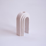 Marble finish vase / propagator Scala - white marble - Concrete - Design : Extra&ordinary Design 3