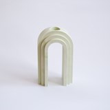 Marble finish vase / propagator Scala - Olive - Concrete - Design : Extra&ordinary Design 2