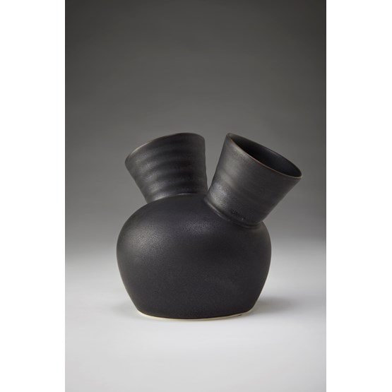 Vase SPEAK TWO - Noir - Noir - Design : Jo Davies