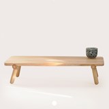 Folding coffee table Utility - London plane - Light Wood - Design : Beuzeval Furniture 5