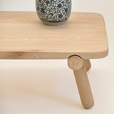Table basse pliante UTILITY - Platane - Bois clair - Design : Beuzeval Furniture 3