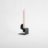 Candlestick - YVANNE - Black - Black - Design : Gaëlle Pinel Studio 3