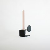 Candlestick - YVANNE - Black - Black - Design : Gaëlle Pinel Studio 4
