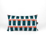 View 001 Cushion - Orange - Design : KVP - Textile Design 2