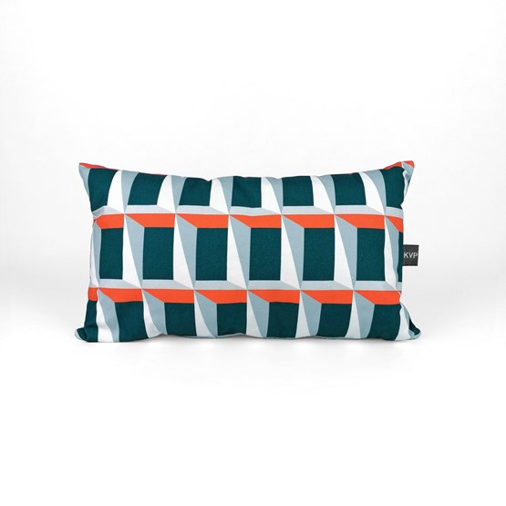 View 001 Cushion - Orange - Design : KVP - Textile Design