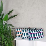 View 006 Cushion - Purple - Design : KVP - Textile Design 2