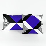 Shadow Volume 03 Cushion - Blue - Design : KVP - Textile Design 7