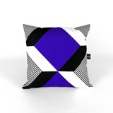 Shadow Volume 03 Cushion - Blue - Design : KVP - Textile Design 2