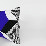 Coussin Shadow Volume 03 - Bleu - Design : KVP - Textile Design 3