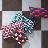 Jacquard Shadow Volume Terracotta Cushion - Terracota - Design : KVP - Textile Design 4