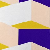 Coussin Volume Block 03 - Bleu - Design : KVP - Textile Design 5