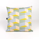 Volume Block 05 Cushion - Green - Design : KVP - Textile Design 2