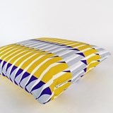 Coussin Balcony 002 - Bleu - Design : KVP - Textile Design 5