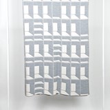 CONCRETE LANDSCAPE - Block Window Blanket #6 - Grey - Design : KVP - Textile Design 4