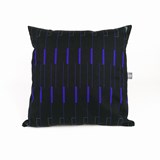 Lines Sequence Cushion - Black - Design : KVP - Textile Design 6