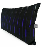 Lines Sequence Cushion - Black - Design : KVP - Textile Design 4