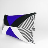 Shadow Volume M18C03 Cushion - Blue - Design : KVP - Textile Design 3