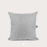 Quilted Wool Light Grey Cushion - Grey - Design : KVP - Textile Design 6