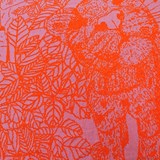 CAPUCINE Birth Blanket / Kid - Orange - Design : KVP - Textile Design 6
