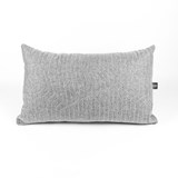 Quilted Wool Light Grey 65 Cushion 4