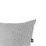 Quilted Wool Light Grey 65 Cushion - Grey - Design : KVP - Textile Design 5