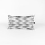 Coussin Jacquard Block - Gris - Design : KVP - Textile Design 8