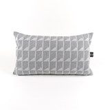 Jacquard Shadow Volume Med Cushion - Grey - Design : KVP - Textile Design 3