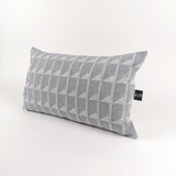 Jacquard Shadow Volume Med Cushion - Grey - Design : KVP - Textile Design 4