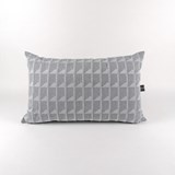 Jacquard Shadow Volume Med Cushion - Grey - Design : KVP - Textile Design 7