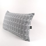 Jacquard Shadow Volume Med Cushion - Grey - Design : KVP - Textile Design 8