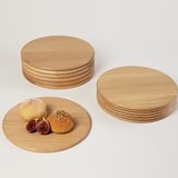 Round serving boards - oak - Light Wood - Design : Beuzeval Furniture 6
