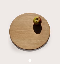 Round serving boards - oak