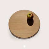 Round serving boards - oak - Light Wood - Design : Beuzeval Furniture 5