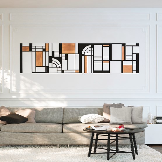 Domino Art Déco - Cuivre / Or - Cuivre - Design : Aurélia Paoli