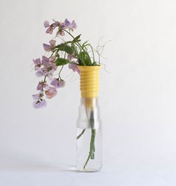 Half vase mimo  - model 1 - yellow