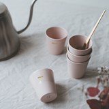 Espresso cup "LOVE" - powder pink - Pink - Design : Sophie Masson 2