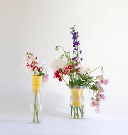 Half vase mimo - model 1+2 - yellow 