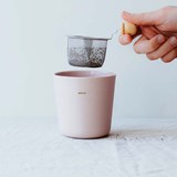 Tasse à thé AMOUR - Rose poudré - Rose - Design : Sophie Masson 3