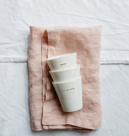 Espresso cup "AMOUR" - off-white