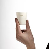 Espresso cup "AMOUR" - off-white - Design : Sophie Masson 2
