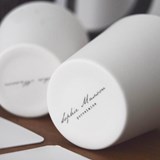 Espresso cup "AMOUR" - off-white - Design : Sophie Masson 4