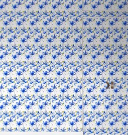 Wallpaper Tamtam - blue