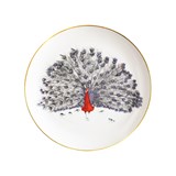 Plate Patrick Peacock - White - Design : Susannah Weiland Collections 2