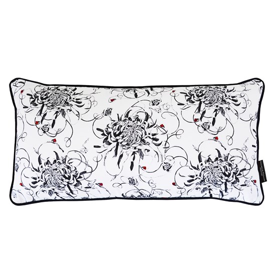 Cushion Entangled Chrysanthemums Bolster - Design : Susannah Weiland Collections