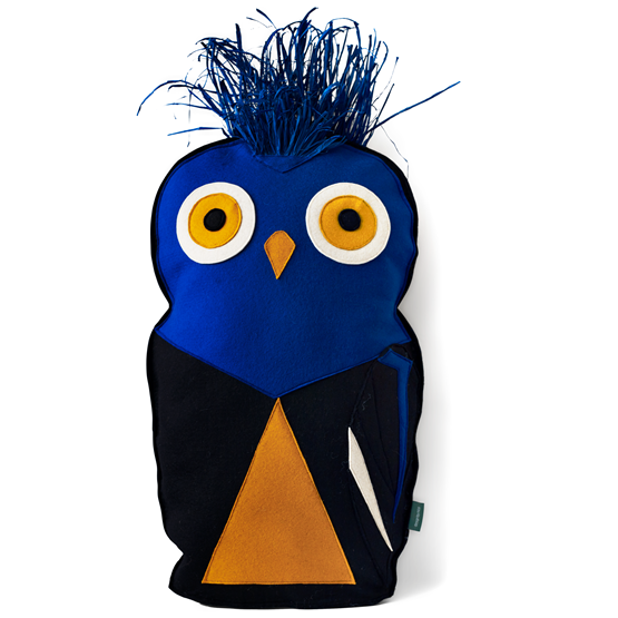 Coussin BIRD PUFFIN - Bleu - Design : Design By Nico