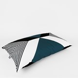 Shadow Volume M18C04 Cushion - Green - Design : KVP - Textile Design 3