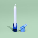 Candleholder Lum - black - Blue - Design : Valentin Lebigot 5